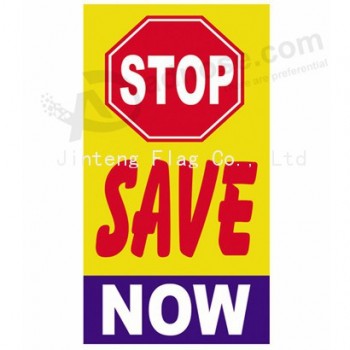 Factory wholesale custom logo printed RSF312 Flat Top Flag with high quality and any size