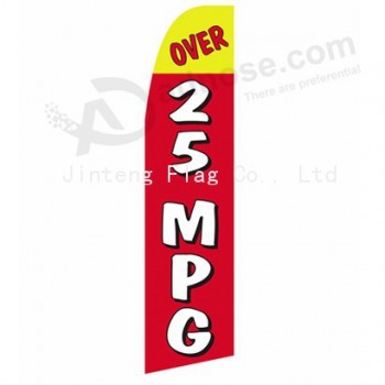 Printed hand flag cheap decorative feather flag with your logo