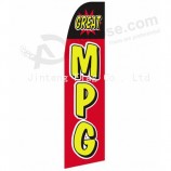 Populaire strand vlag teardrop veer vlag te koop