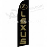 Custom Car Advertising Swooper Flag with Pole Kit & Tire Base SF370 with your logo