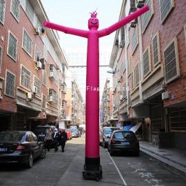 Bailarín inflable gigante del aire de santa, bailarín del cielo de la Navidad, bailarín inflable de santa