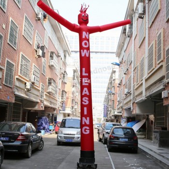 6m Tall Colorful Single Leg Air Dancer For Advertising with your logo