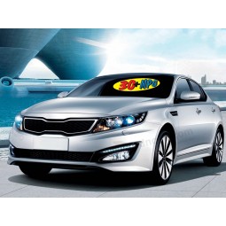 Custom vinyl static clings for cars with high quality and any size