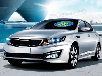 Custom logo printing static clings for cars with high quality and any size