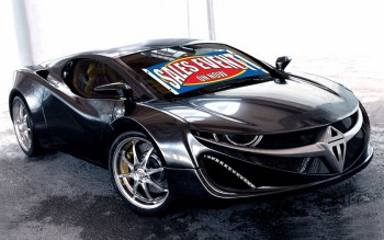 Custom windshield banners and stickers with high quality and any size