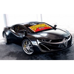 Factory custom car windshield banners with high quality and any size