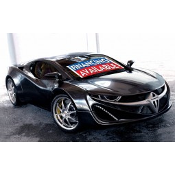 Factory wholesale custom vinyl windshield banners with high quality and any size