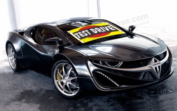Factory wholesale vinyl windshield banners with high quality and any size