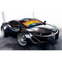 Factory wholesale custom car windshield banners with high quality and any size