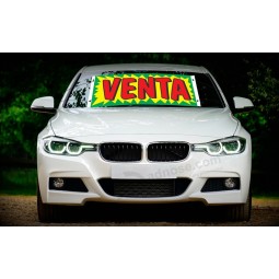 Windshield banners and decals with high quality and any size