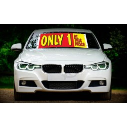 Factory wholesale custom auto windshield banners only1 with high quality and any size