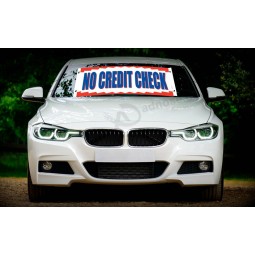 Factory wholesale custom Windowshield banner no credit with high quality and any size