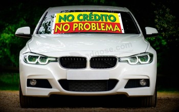 Factory  custom windshield banner NO with high quality and any size