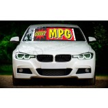 Factory wholesale custom windshield banners and stickers with high quality and any size
