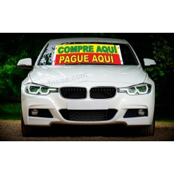 Factory wholesale custom corvette windshield banners with high quality and any size