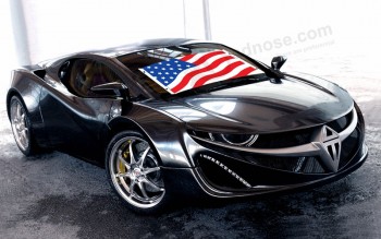 Vinyl windshield banners with high quality and any size