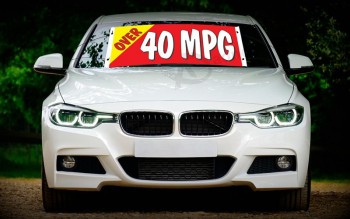 Factory wholesale custom vinyl windshield banners with high quality and any size