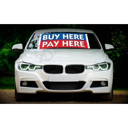 Factory wholesale custom windshield banners and stickers