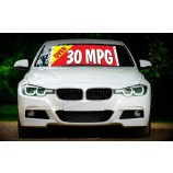 工厂批发定制windowshield banner 30mpg