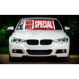 Factory wholesale custom BMW windshield banners