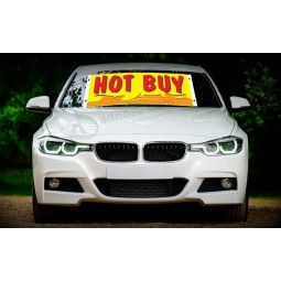 Factory  custom windshield banners for cars with high quality and any size