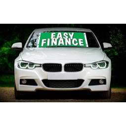 Factory wholesale custom vinyl windshield banners with high quality and any size