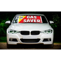 Factory wholesale custom reflective windshield banners for cars with high quality and any size