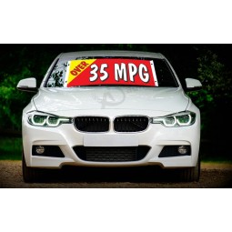 Factory wholesale custom vinyl windshield banners with high quality and any size