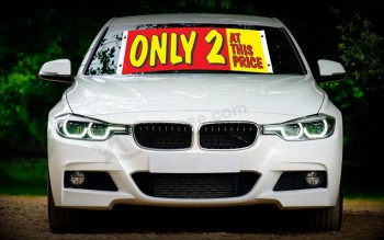 Factory wholesale custom windshield banners graphics only2 with high quality and any size