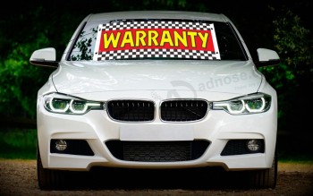 Factory wholesale custom custom vinyl windshield banners with high quality and any size
