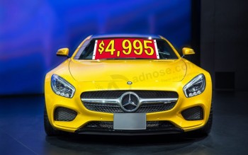 Custom car windshield banners 4995 with high quality and any size