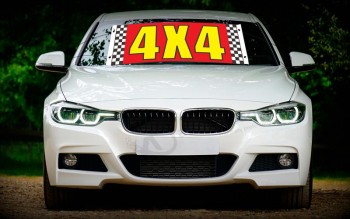 Factory wholesale windshield banners for cars 4X4 with high quality and any size