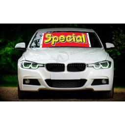 Factory wholesale custom windshield banners and decals special with high quality and any size