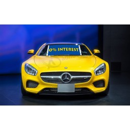 Factory  custom auto windshield banners with high quality and any size