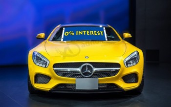 Factory  custom auto windshield banners with high quality and any size