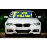 Factory wholesale windshield banners for cars Low with high quality and any size