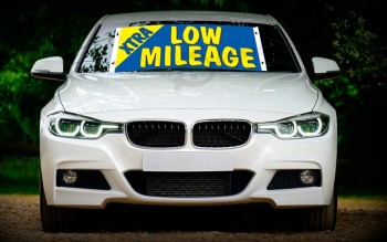Factory wholesale windshield banners for cars Low with high quality and any size