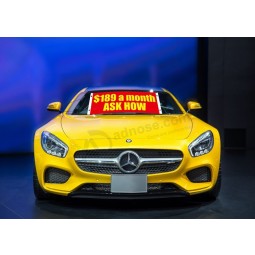 Factory wholesale custom high-end auto windshield banners 189a with high quality and any size