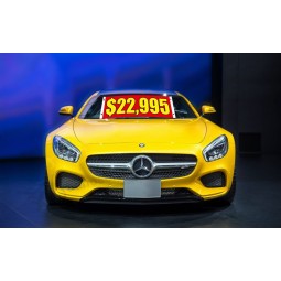 Wholesale custom auto windshield banners 22995 with high quality and any size