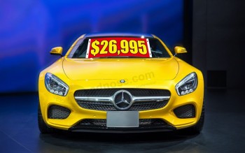 Factory wholesale car windshield banners 26995 with high quality and any size