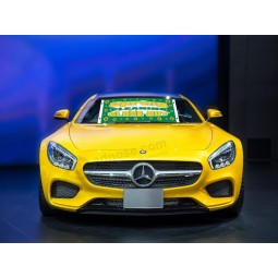 Custom corvette windshield banners with high quality and any size