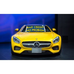 Factory wholesale custom vinyl windshield banners with high quality and any size