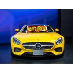 Wholesale custom vinyl windshield banners with high quality and any size