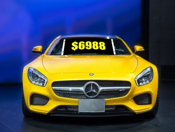 Reflective windshield banners for cars 6988 with high quality and any size