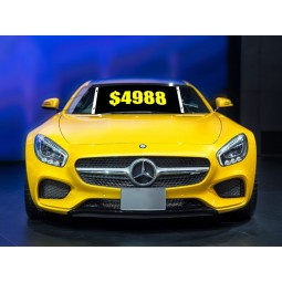 Windshield banners graphics 4988 with high quality and any size
