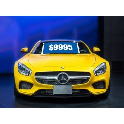 Custom windshield banners for cars 9995 with high quality and any size
