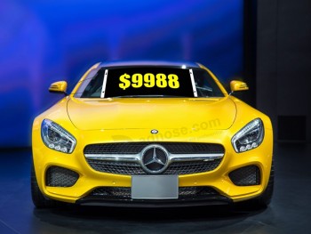 Factory wholesale custom high-quality car windshield banners 9988 with high quality and any size