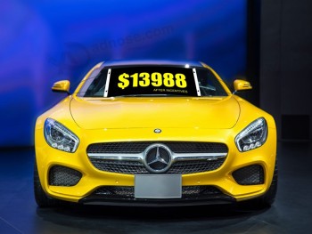 Custom auto windshield banners 13988 with high quality and any size