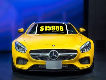 Custom Benz windshield banners 15988 with high quality and any size