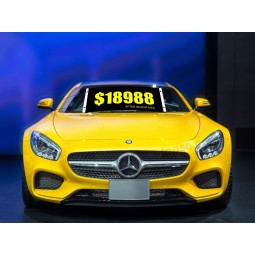 Factory wholesale custom corvette windshield banners 18988 with high quality and any size